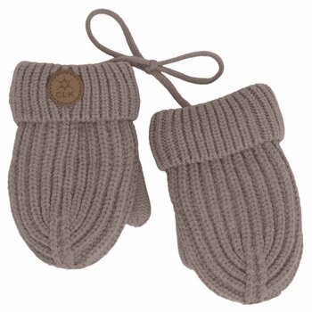 Calikids Mitaine en tricot doublé avec corde - Sand