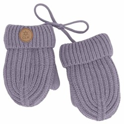 Calikids Mitaine en tricot doublé avec corde - Lilac