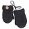 Calikids Mitaine en tricot doublé avec corde - Black ink