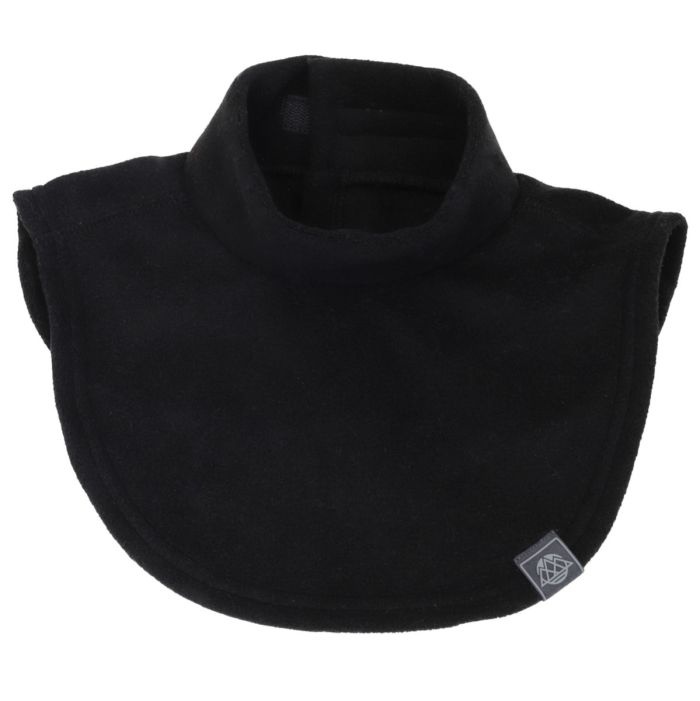 Calikids Cache-cou plastron en polar à velcro - Black - O/S