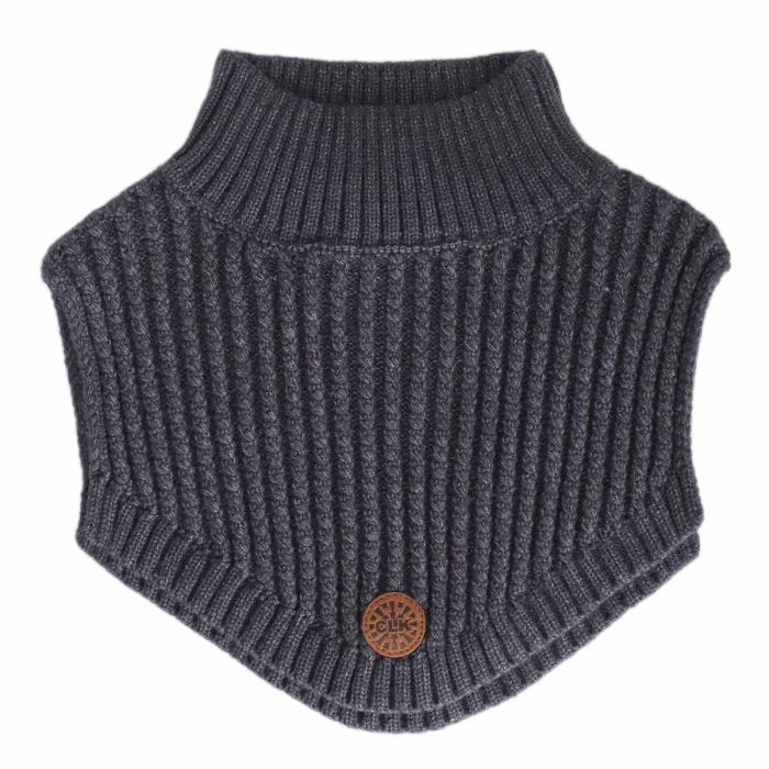 Calikids Cache-cou en tricot doux - Graphite - O/S