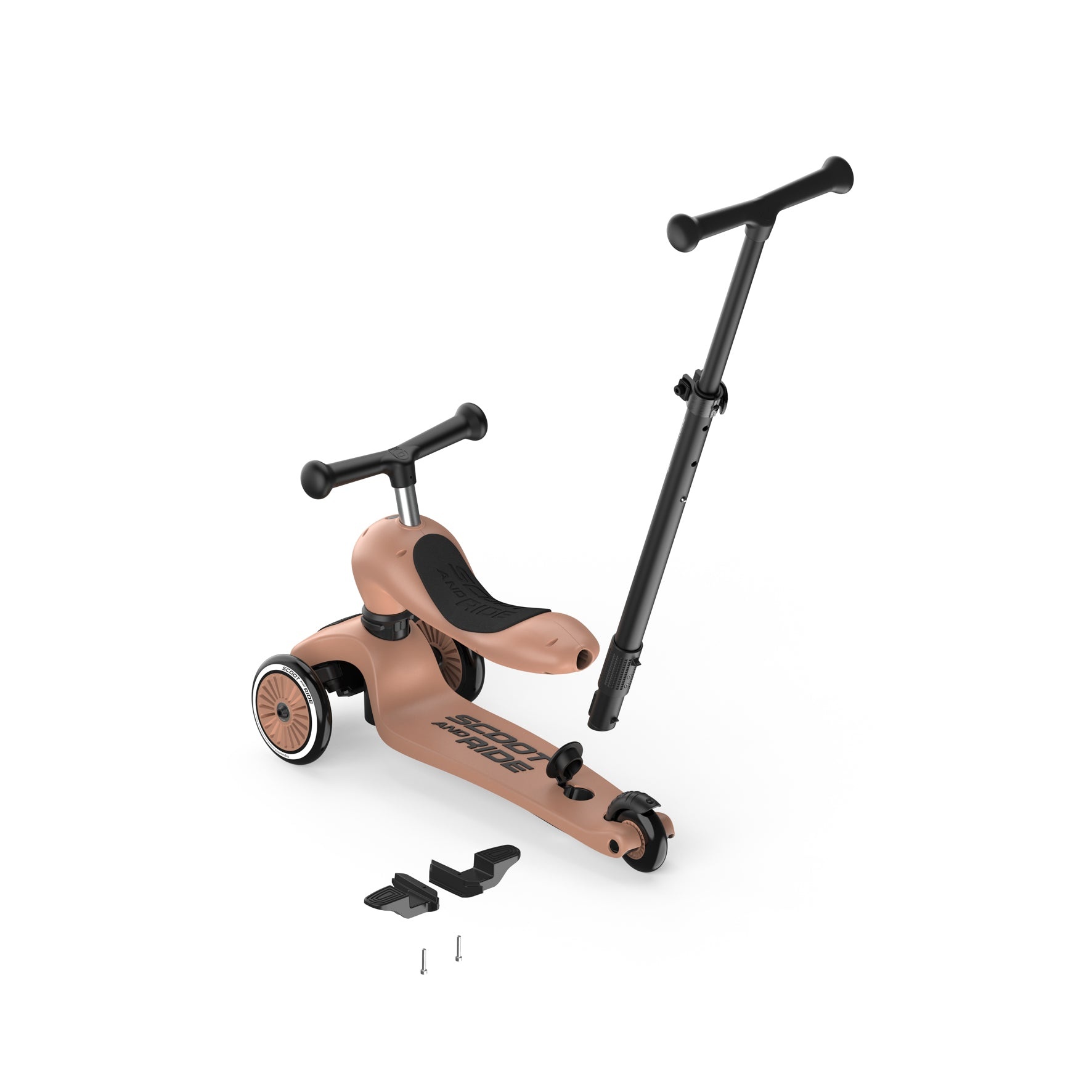 Scoot&Ride Trotinette 2-en-1 Highwaykick 1  - Push and go - Mocha