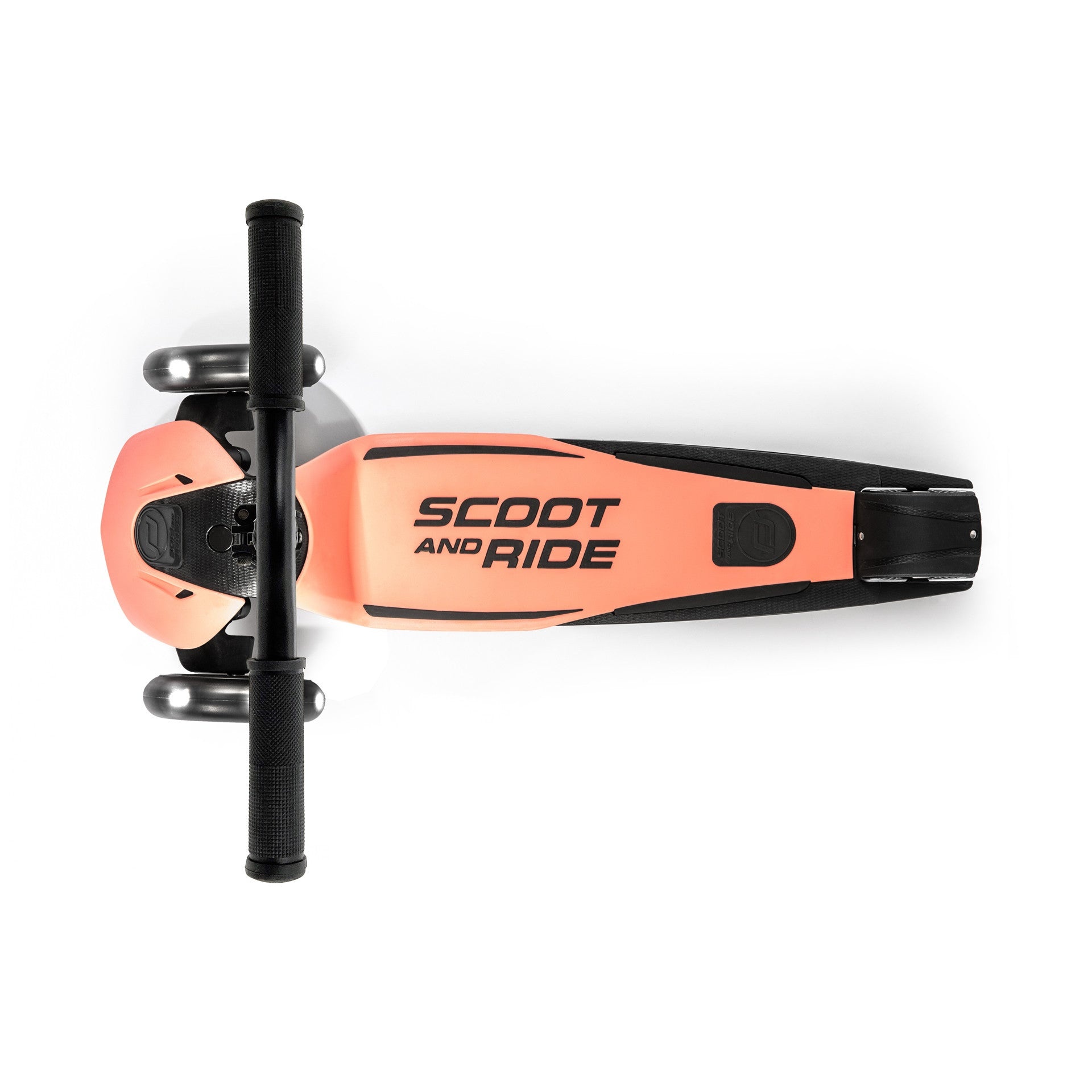 Scoot&Ride Trotinette Highwaykick 5 - Ajustable et avec lumières DEL - Pêche