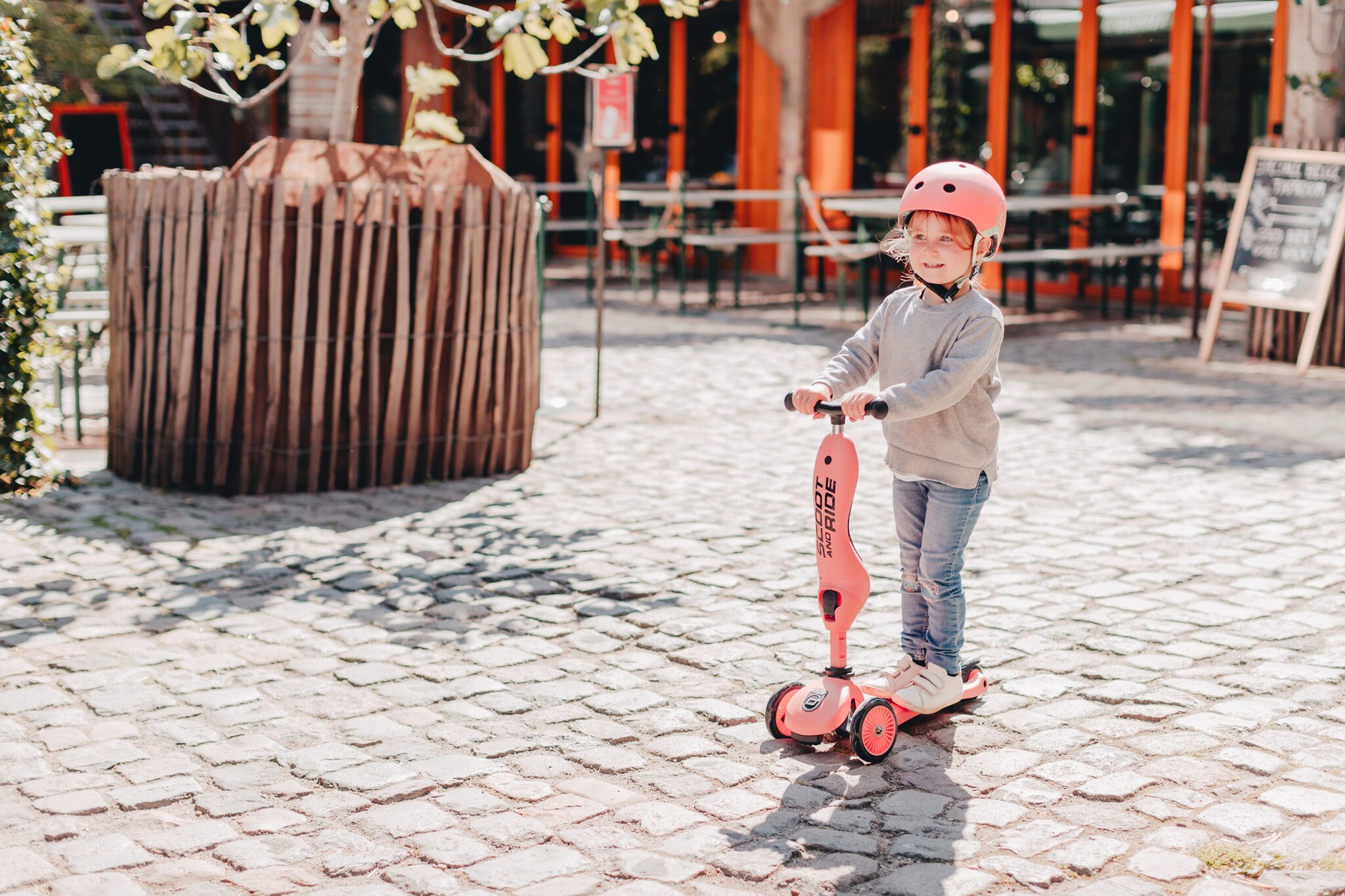 Scoot&Ride Casque XXS/S - 45/51cm - Pêche