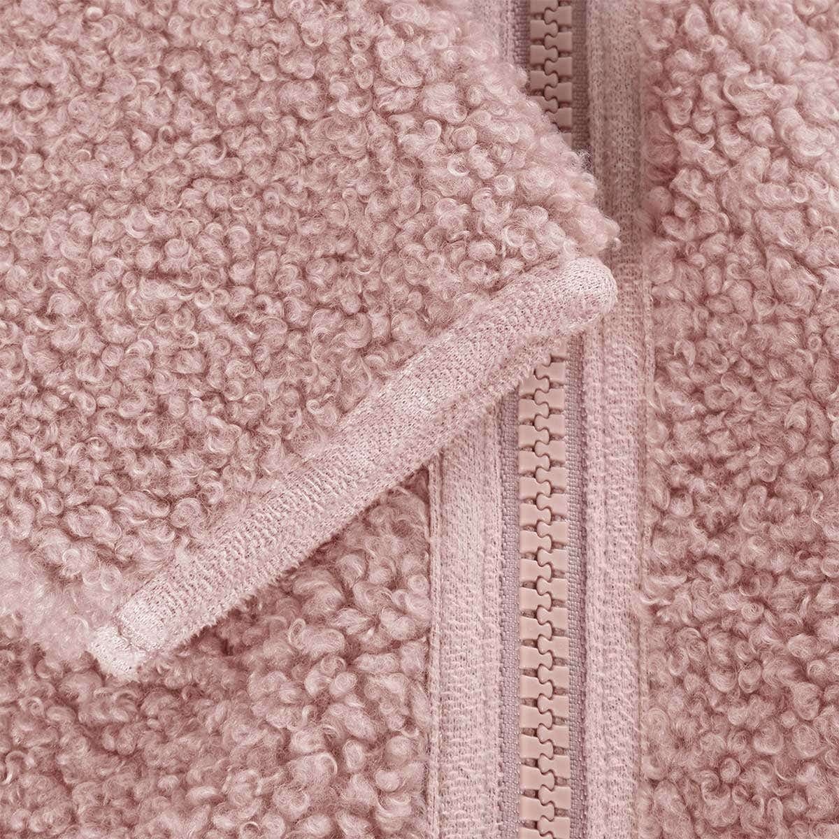 En-fant Manteau ourson et fleurs - Rose