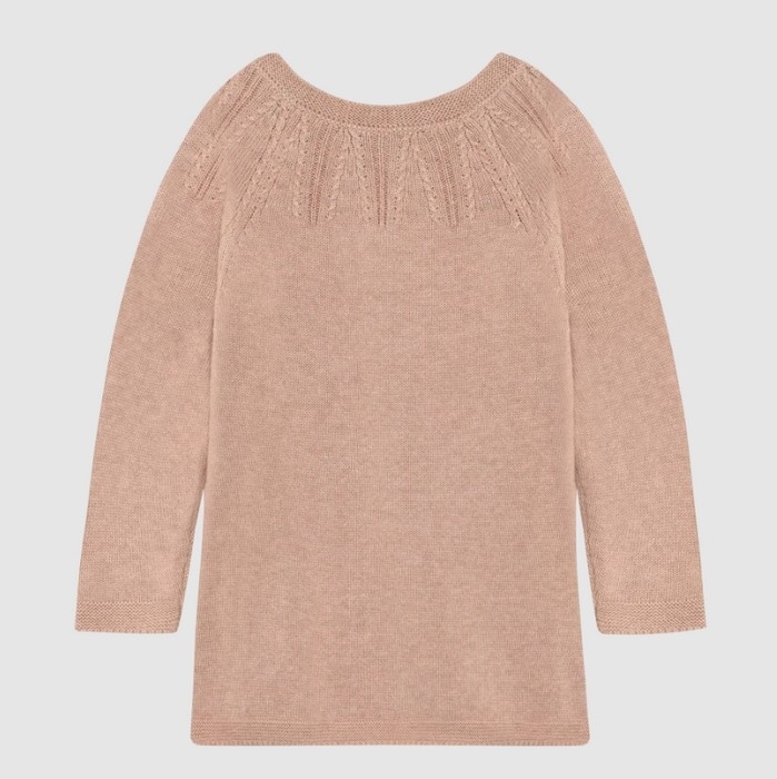 En-fant Robe en maille - Rose