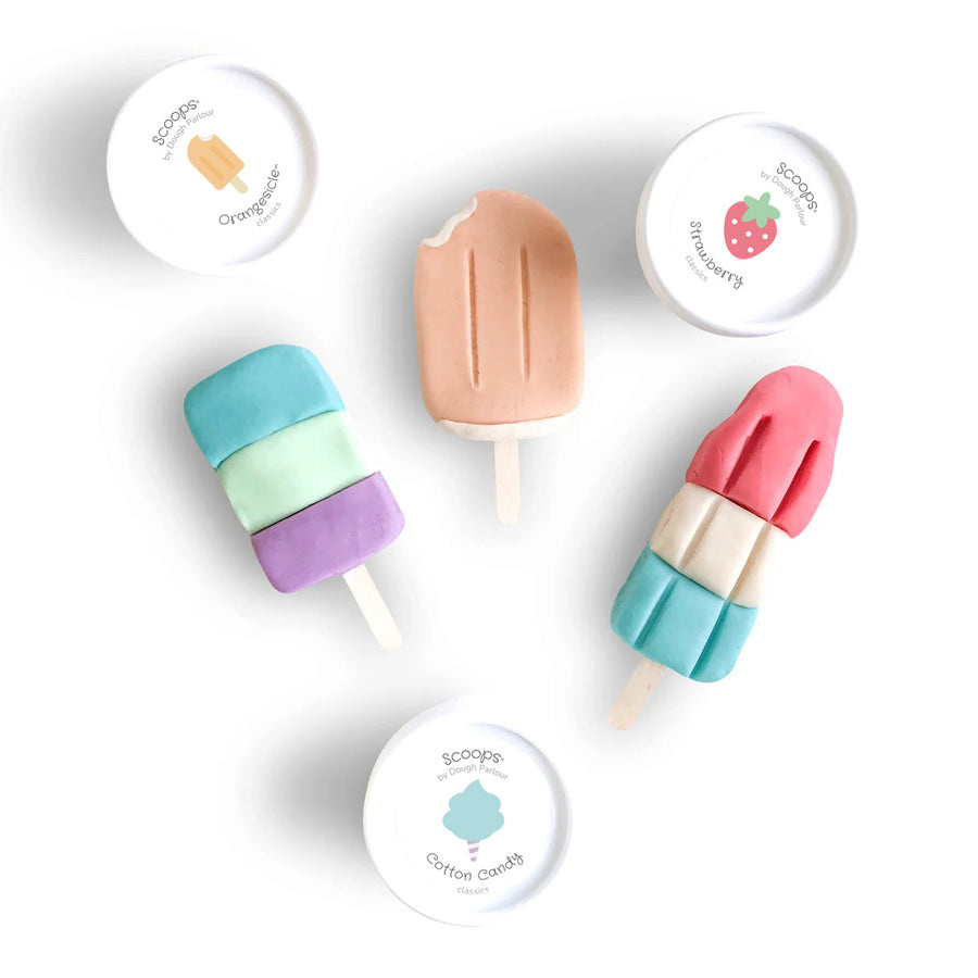 The Dough Parlour Scoops - Orangesicle - Pâte à modeler parfumée