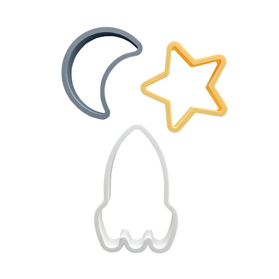 The Dough Parlour Emporte-pièces - Up in space (3pk)