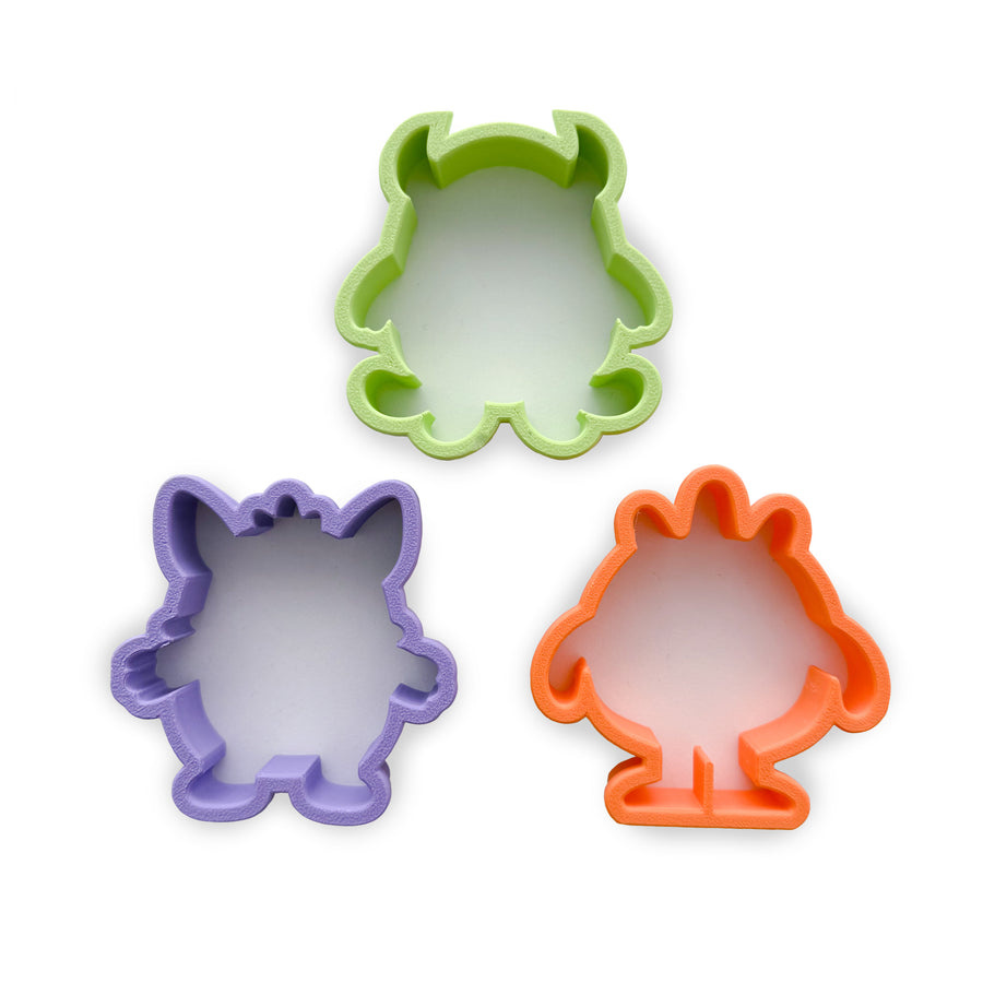 The Dough Parlour Emporte-pièces - Monsters (3pk)