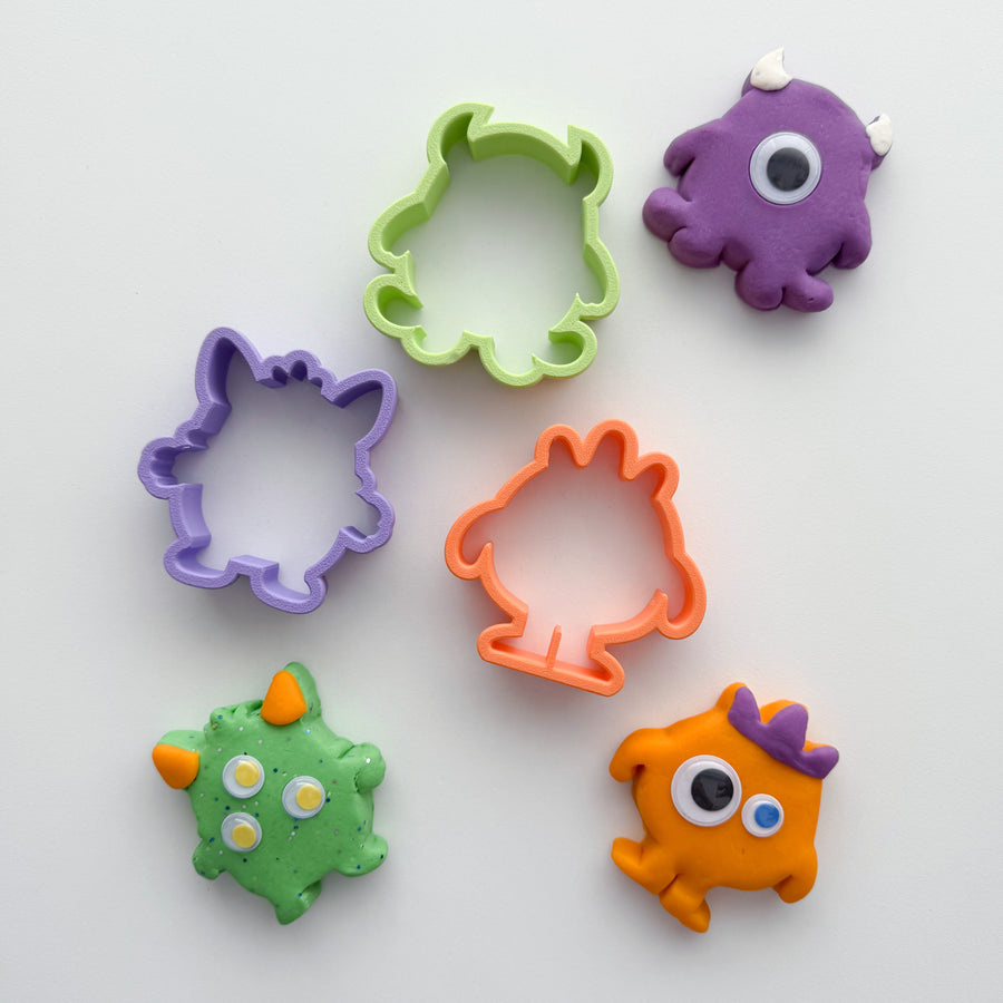The Dough Parlour Emporte-pièces - Monsters (3pk)