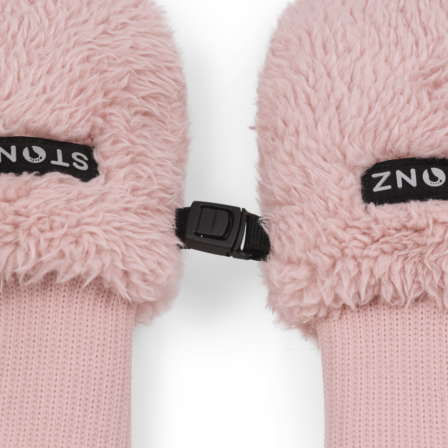 Stonz Mitaines Nest en sherpa - Blush