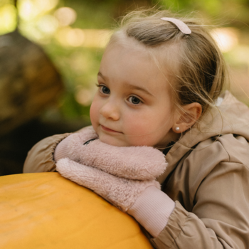 Stonz Mitaines Nest en sherpa - Blush - Enfant