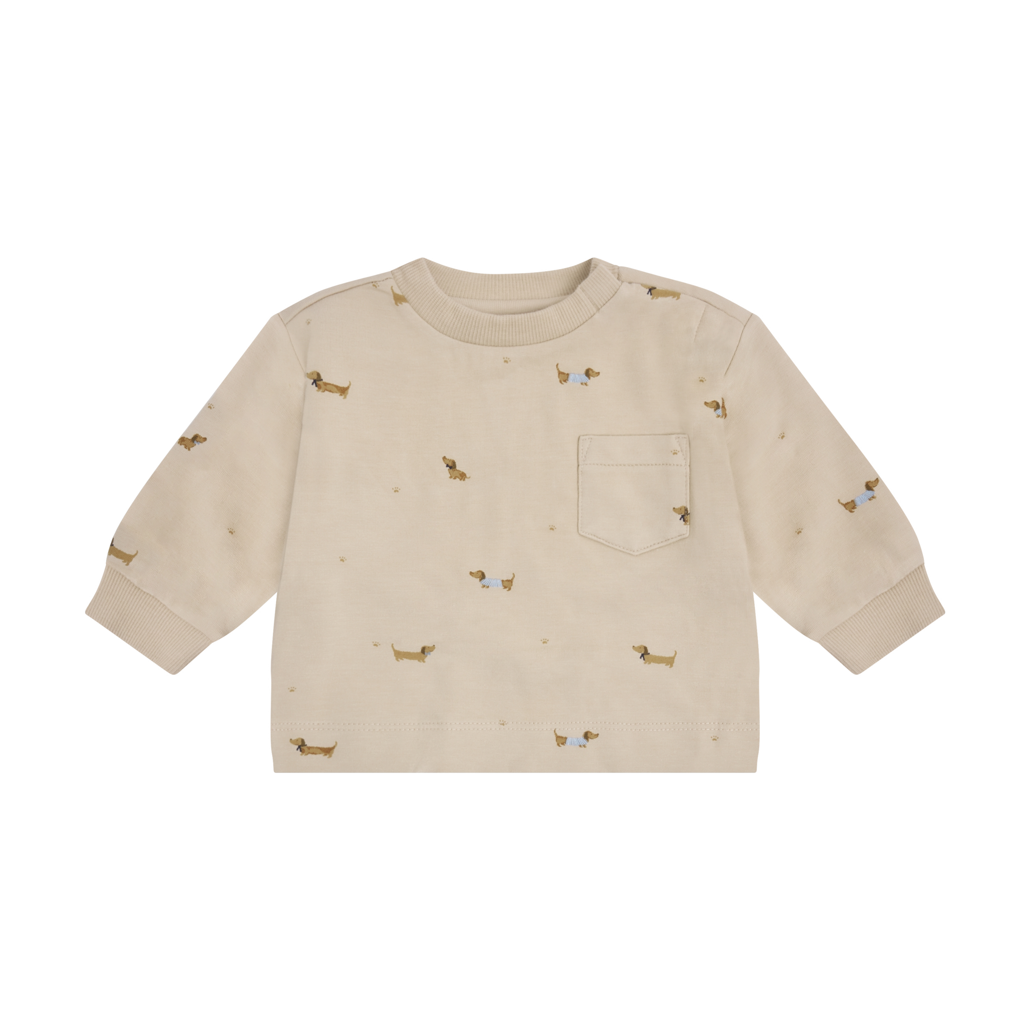 Fixoni Sweatshirt à imprimé de chien tickel
