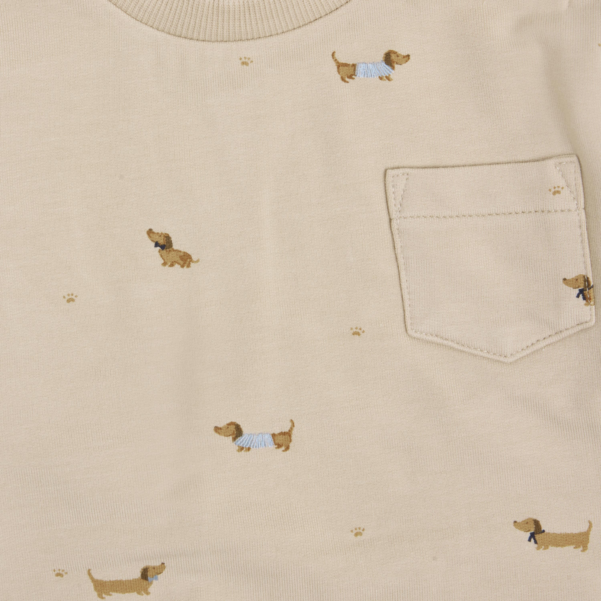 Fixoni Sweatshirt à imprimé de chien tickel