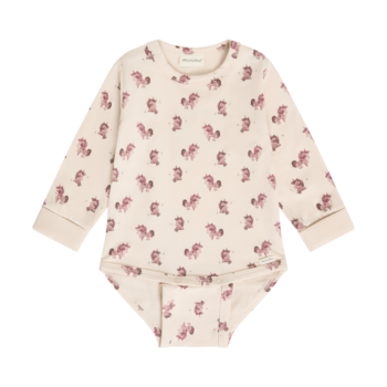 minymo Cache-couche à imprimé de licorne - Pink tint