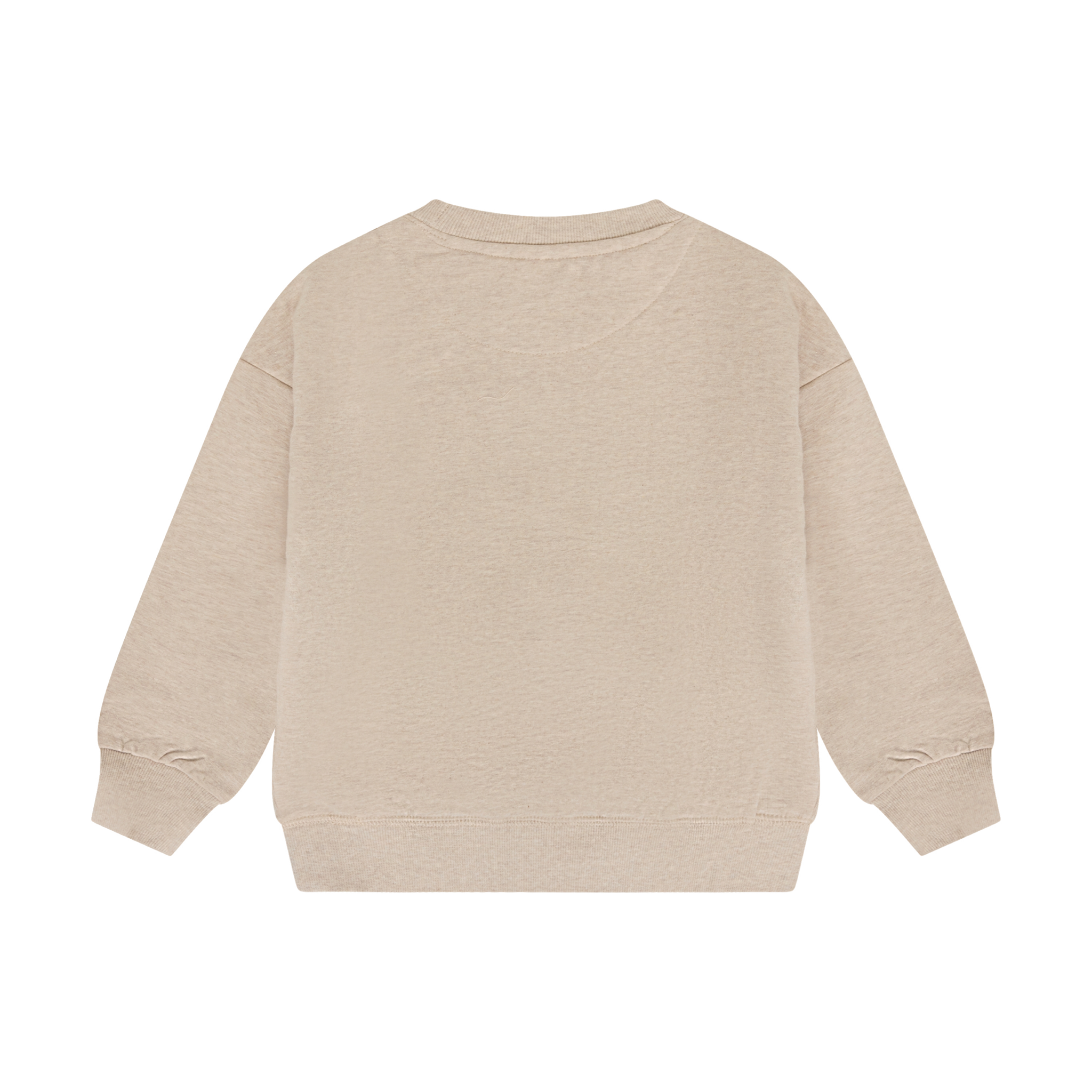 minymo Sweatshirt paresseux langue pizza - Beige melange