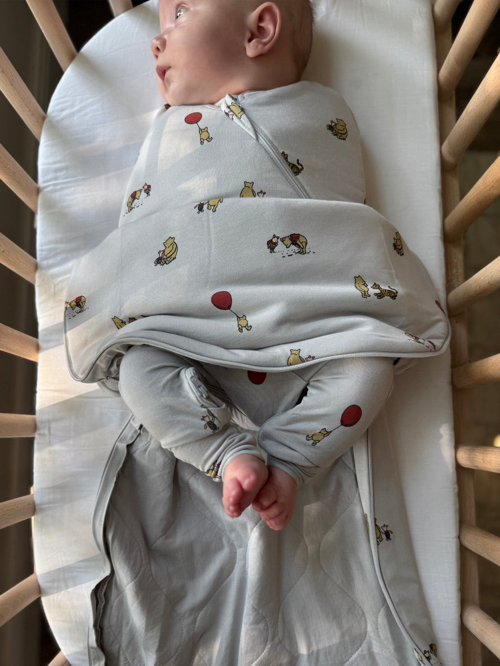 Gunamuna Swaddle sleep sack NB/3M 2.5 TOG - Pooh