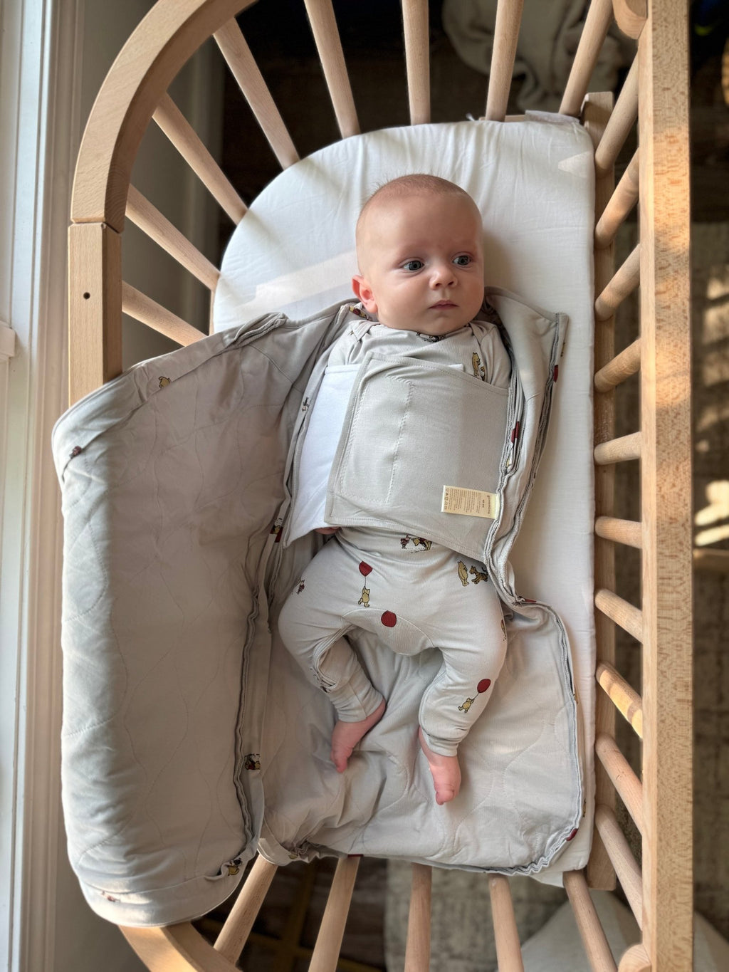 Gunamuna Swaddle sleep sack NB/3M 2.5 TOG - Pooh
