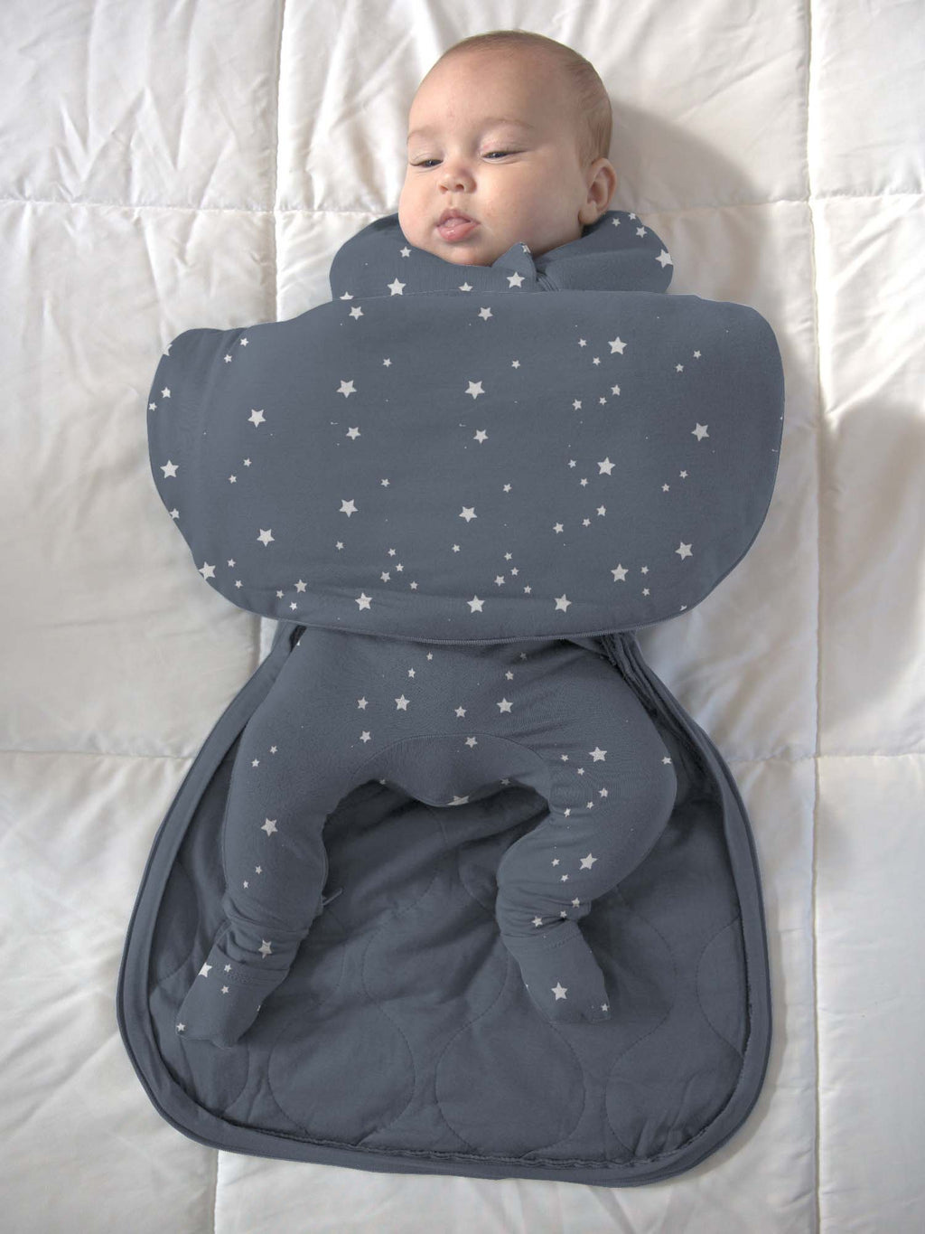 Gunamuna Swaddle sleep sack NB/3M 2.5 TOG - Dream