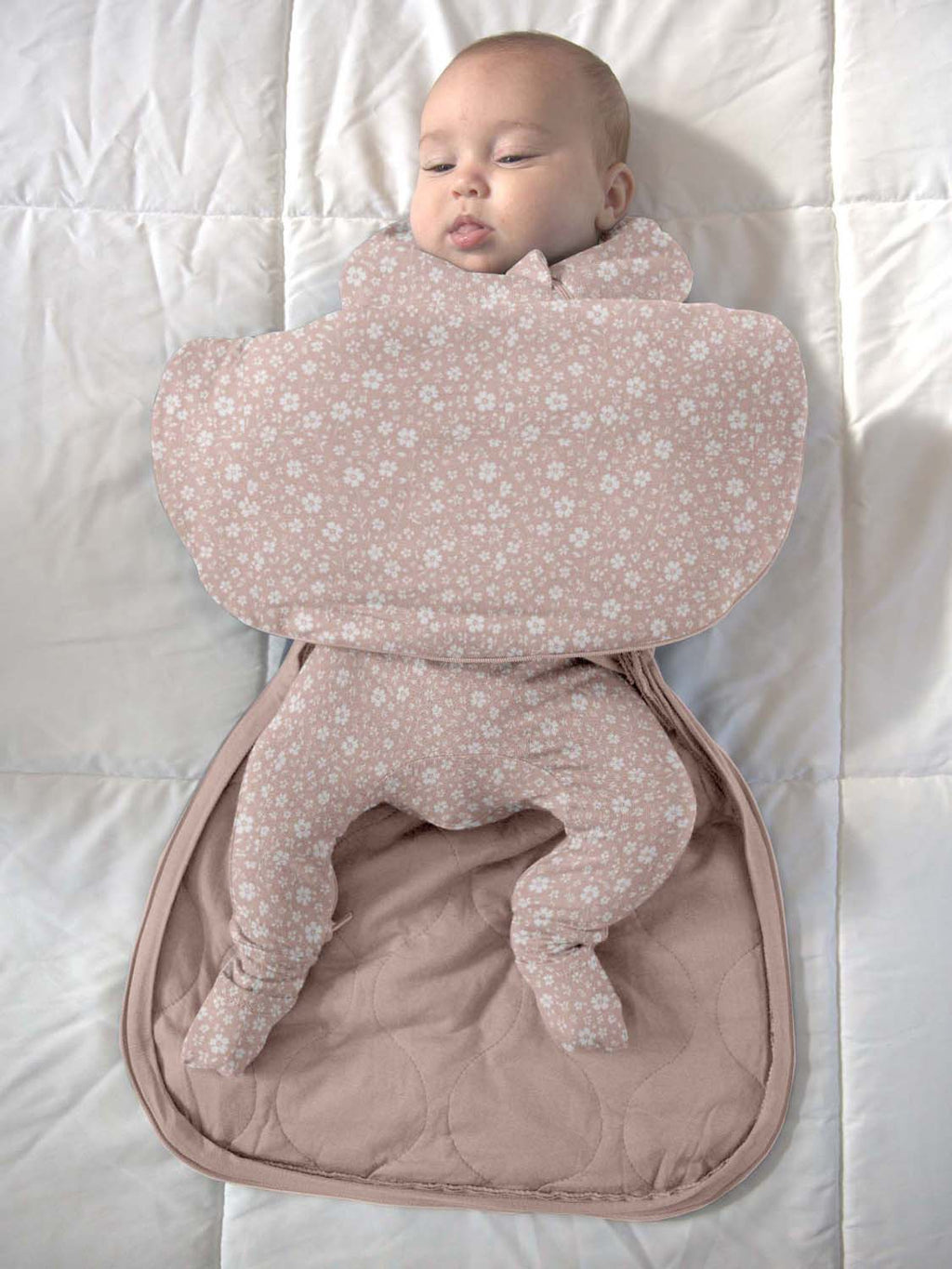 Gunamuna Swaddle sleep sack NB/3M 2.5 TOG - Grace