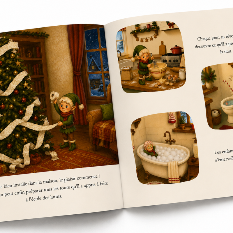 Bajoue L'arrivée du petit lutin - L'histoire
