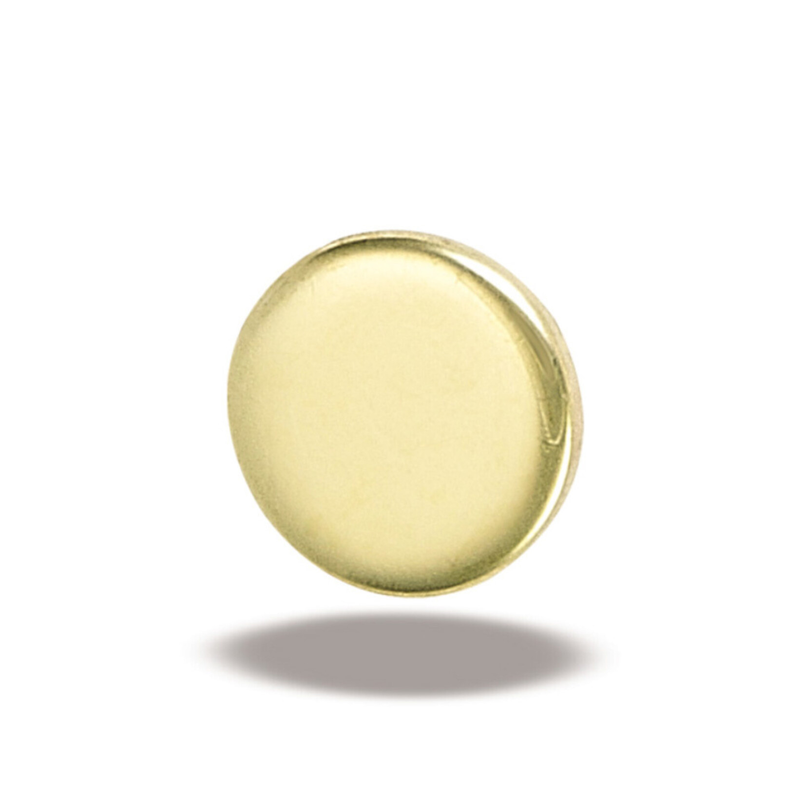 Body Gems Gold Polished Threadless Disc
