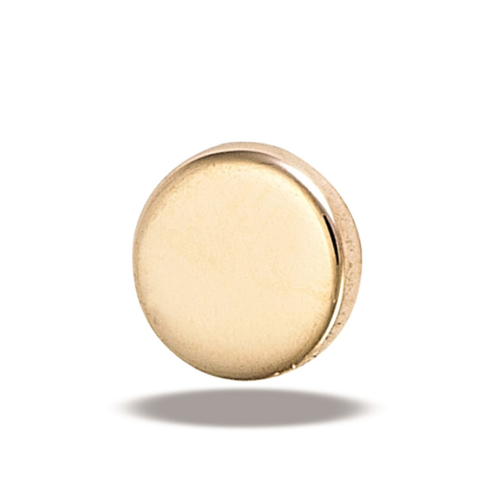 Body Gems Gold Polished Threadless Disc