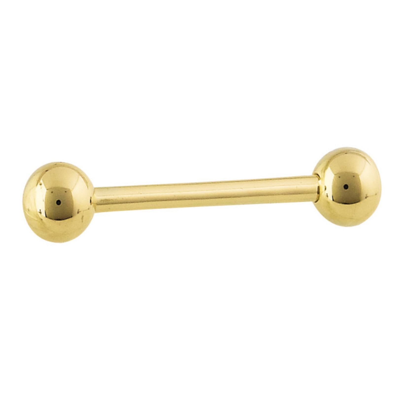 Body Gems Gold Straight Barbell