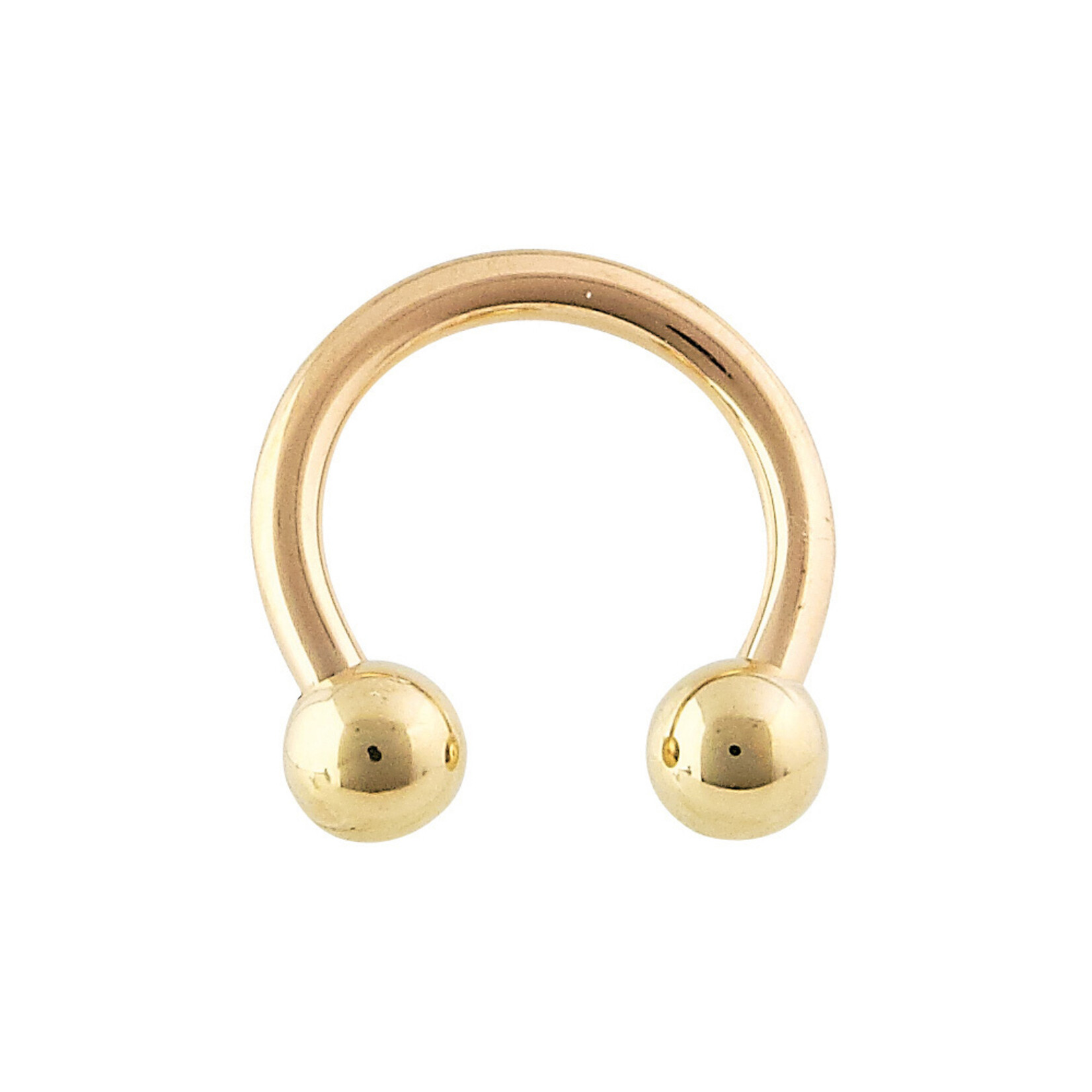 Body Gems Gold Circular Barbell