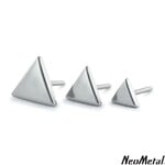 Neometal Titanium Threadless Triangle