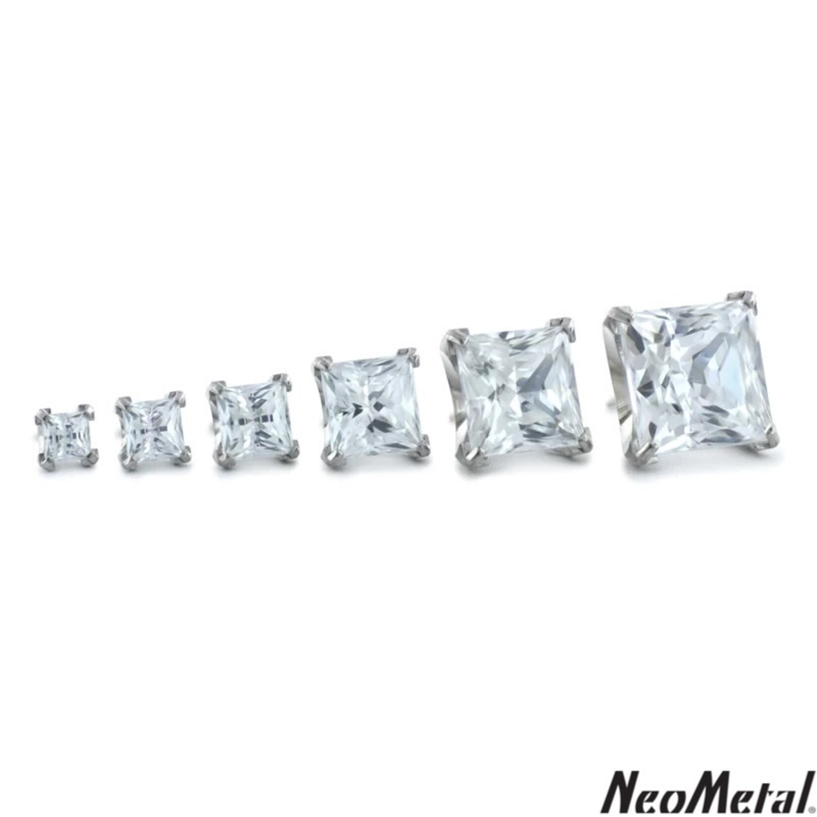 Neometal Titanium Threadless Princess Prong