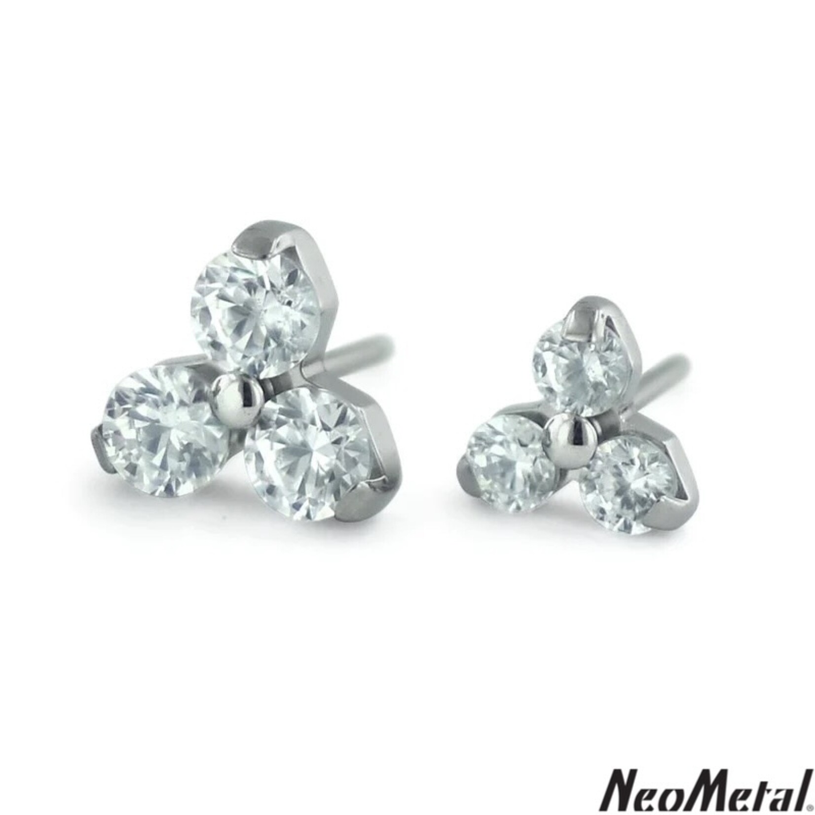 Neometal Titanium Threadless Trinity