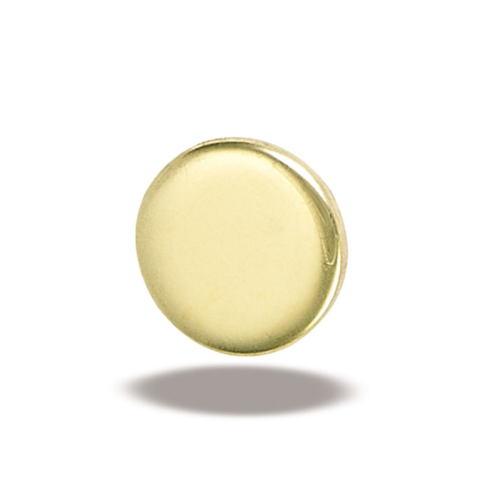 Body Gems Gold Polished Threadless Disc