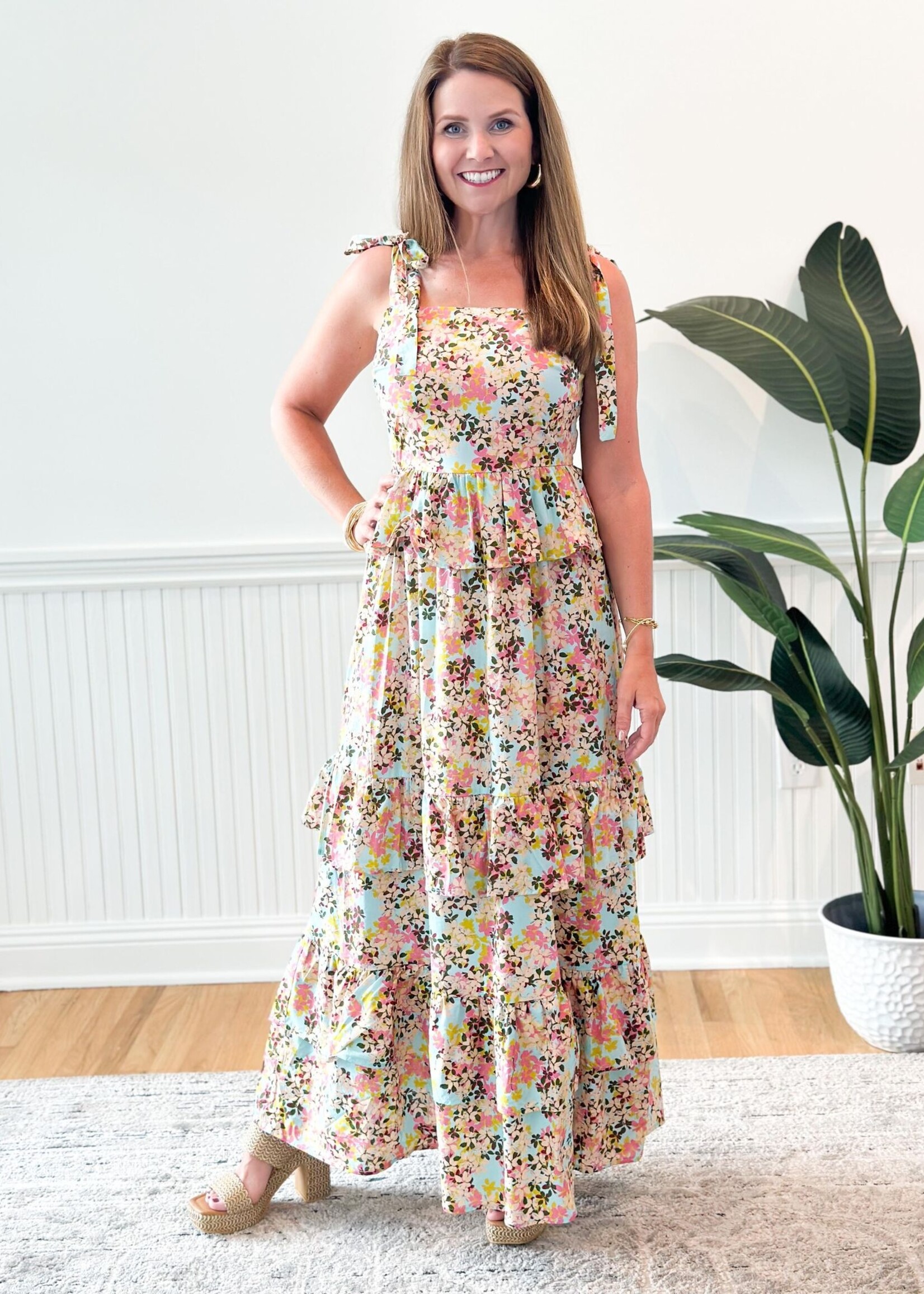 Isabell Floral Tiered Maxi