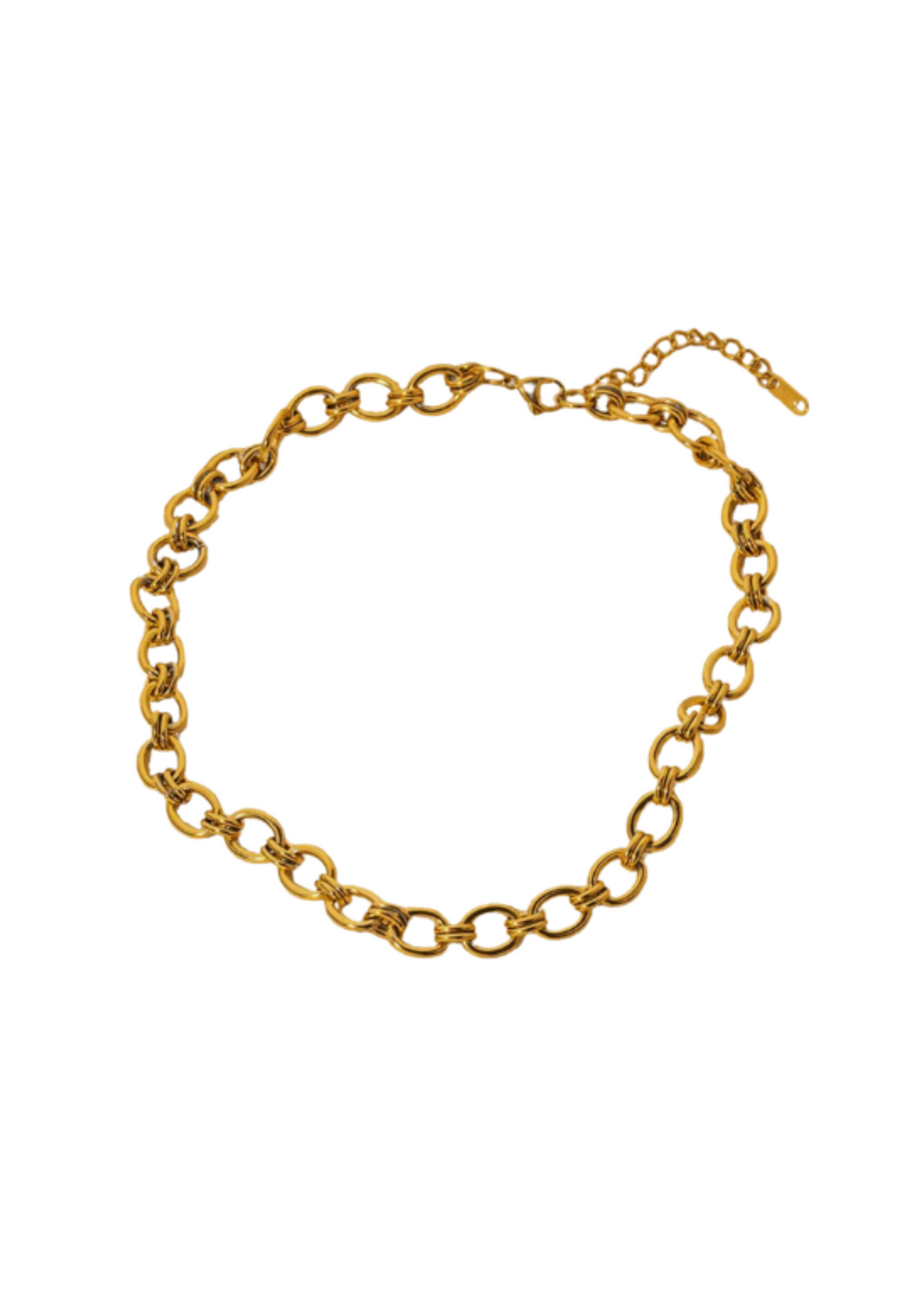 kiss me kate Gold Oval Link Chain