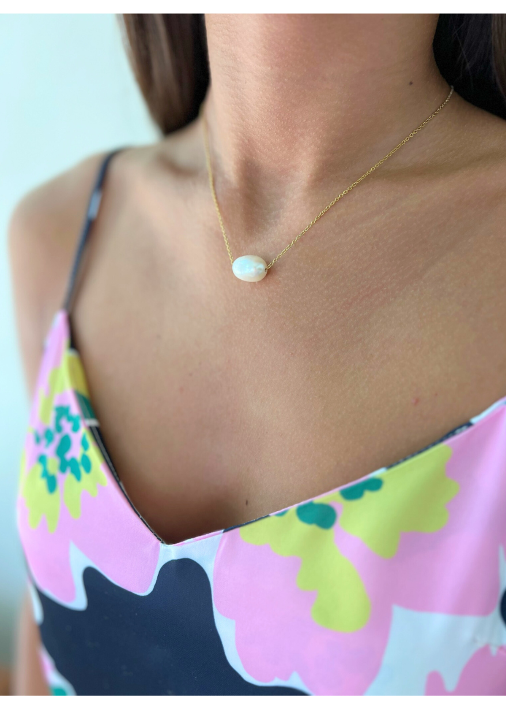 kiss me kate Baroque Freshwater Pearl Necklace