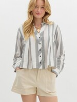 Entro Serena Stripe Crop Top