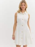 Entro Stella Button Down Mini Dress
