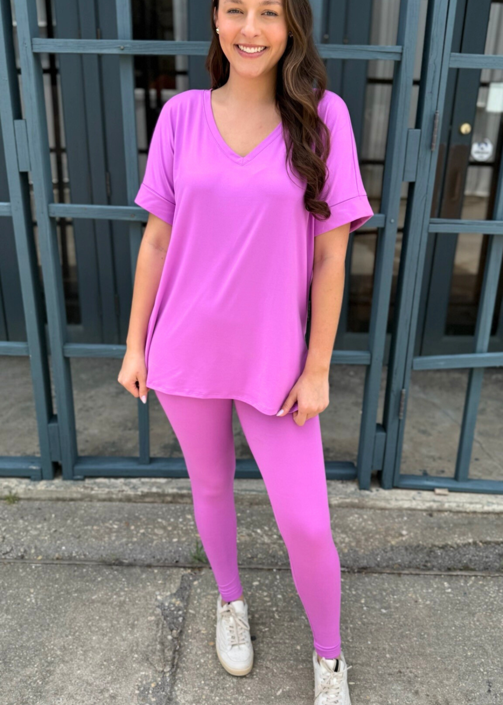 Harper Lounge Set - Bright Pink