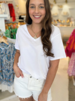Boyfriend Tee - White