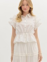 Entro Reagan Ruffle Top