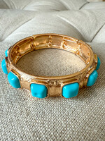 Turquoise Stone Studded Bangle