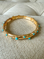 Turquoise Mini Stone Studded Bangle