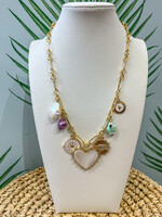 Golden Tide Charm Necklace