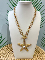 Pearl Starfish Neckace
