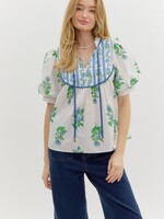 Entro Wren Bubble Sleeve Top