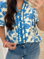 Entro Floral Cuff Top