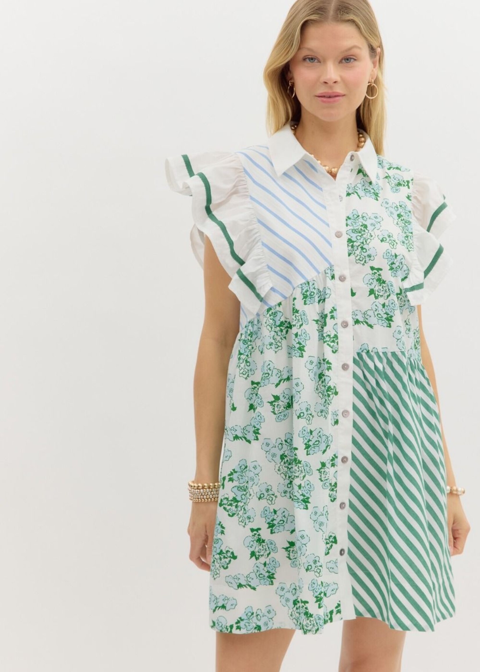 Entro Dana Accent Strap Dress