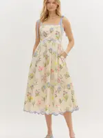 Entro Kia Floral Midi Dress