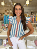 THML Meagan Flutter Sleeve Top